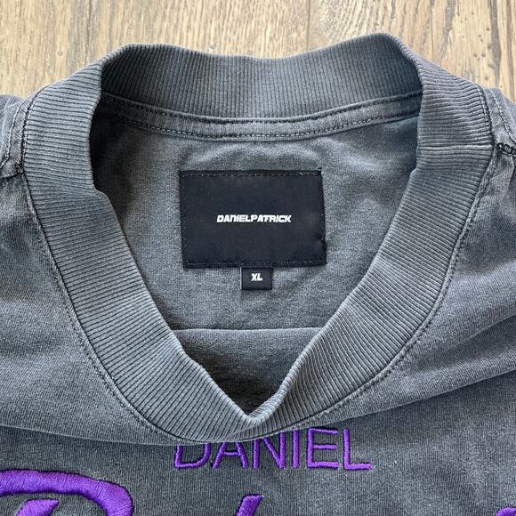 Daniel Patrick Embroidered T-Shirt Sz XL Streetwear - Picture 3 of 7
